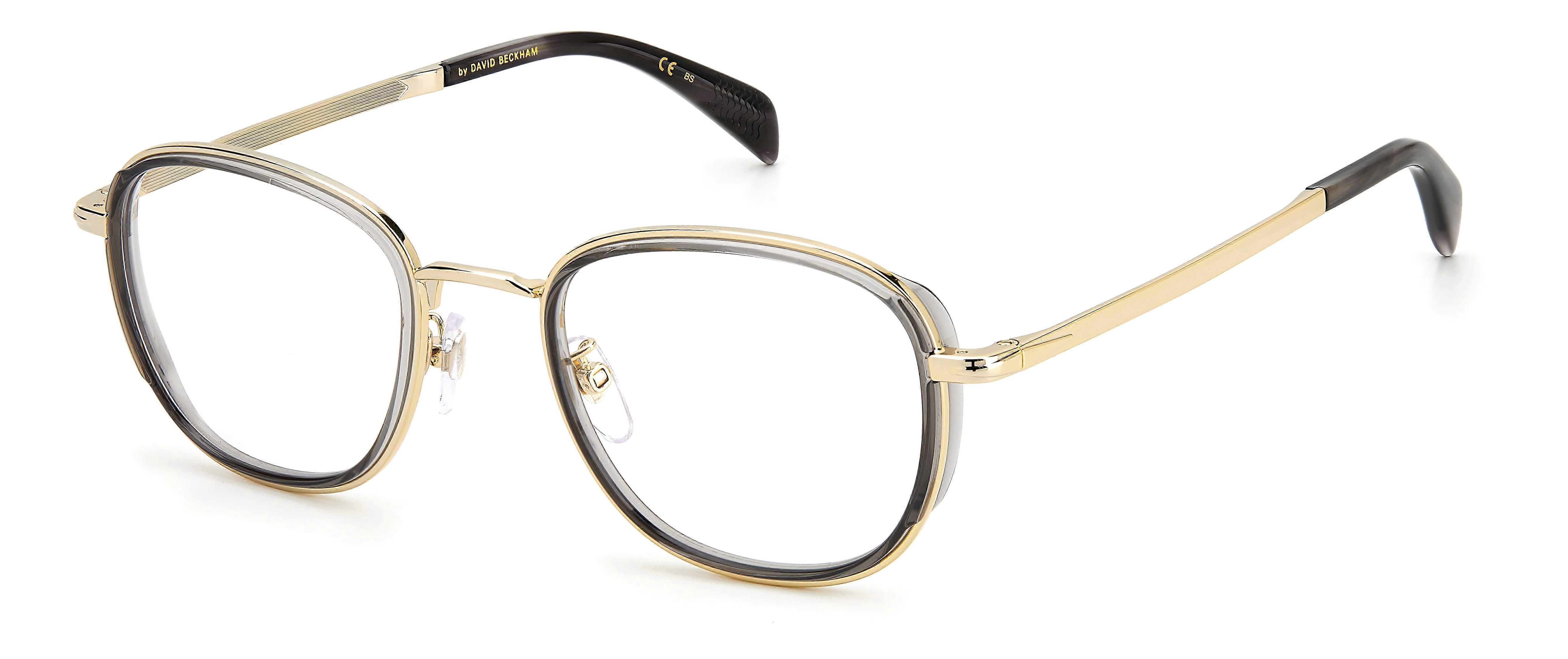 Eyewear Frames DAVID BECKHAM DB 7075/G 2F7 GOLD GREY 51/21/145 MAN