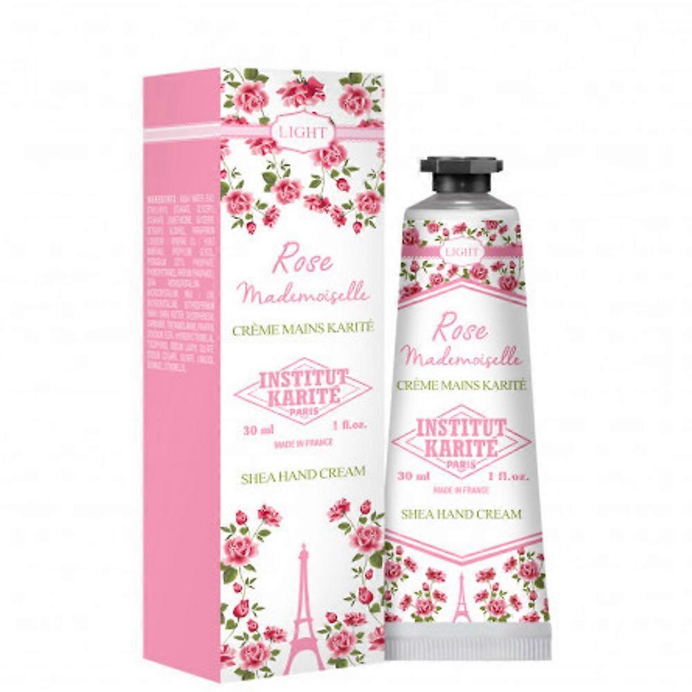 Institut Karite Rose Mademoiselle hand cream with mango butter, 75 ml