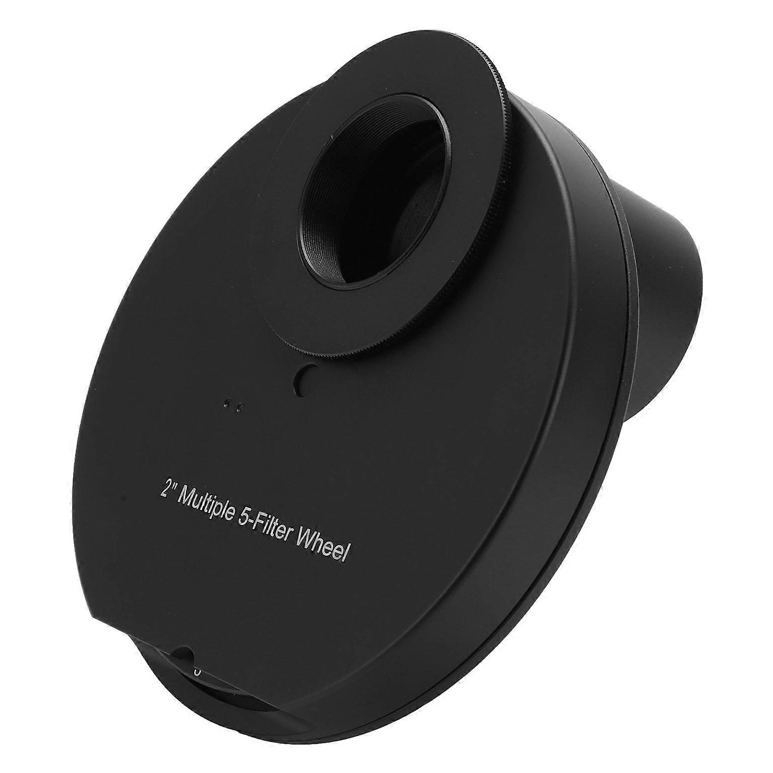 Full Metal 2-Inch 5-Position Manual Filter Wheel - Durable and Versatile Optical Accessory