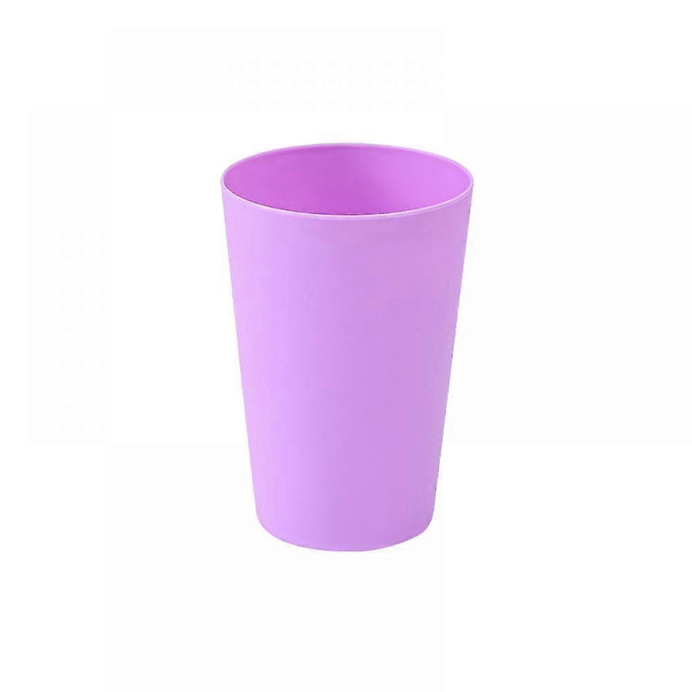 Colorful Non-Disposable Dinner Drink Cup No Lid Horn Stackable Plastic Cup Toothbrush Cup