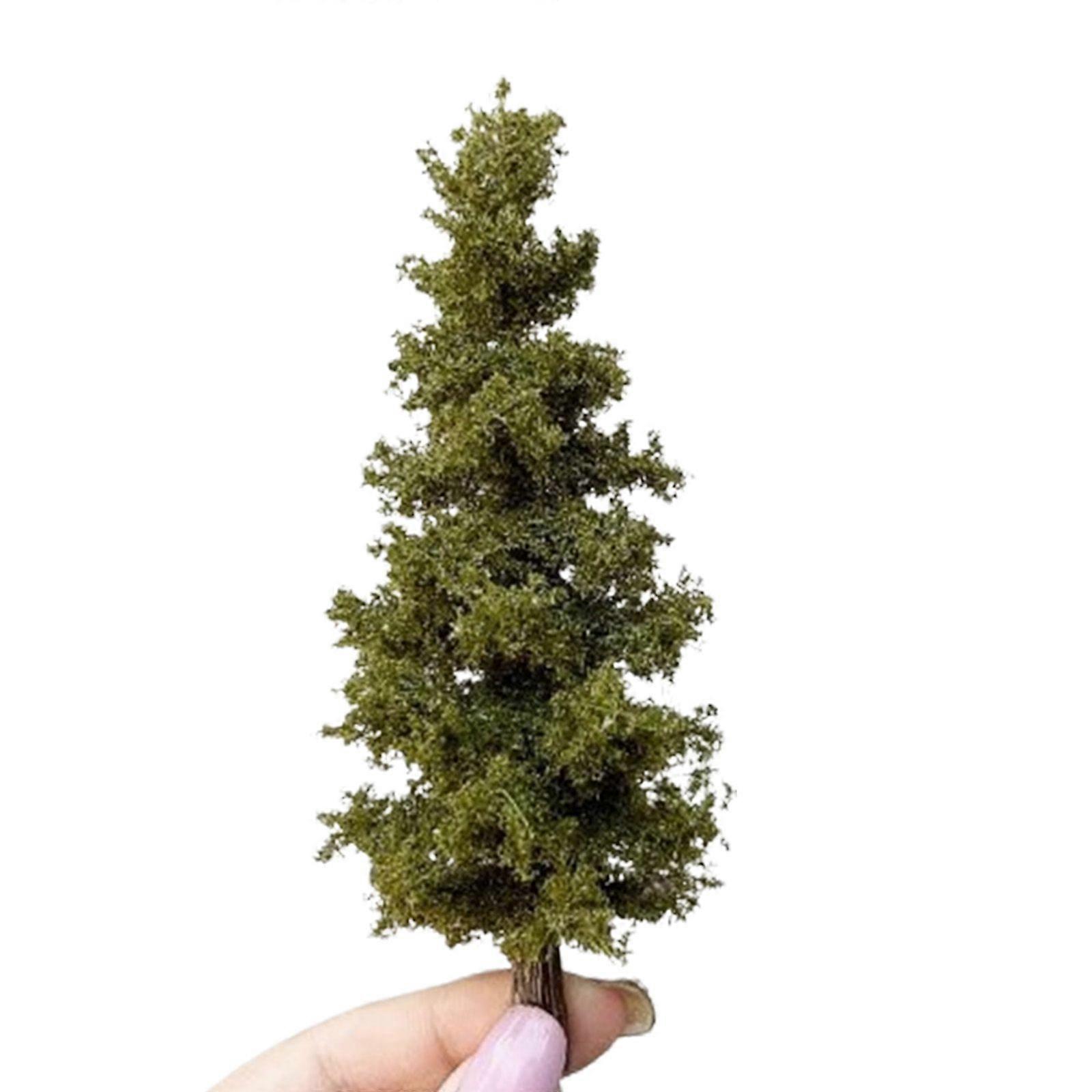 3PC 15CM HO/OO Scale Landscape Trees Miniatures Autumn Pine Forest Plant Model