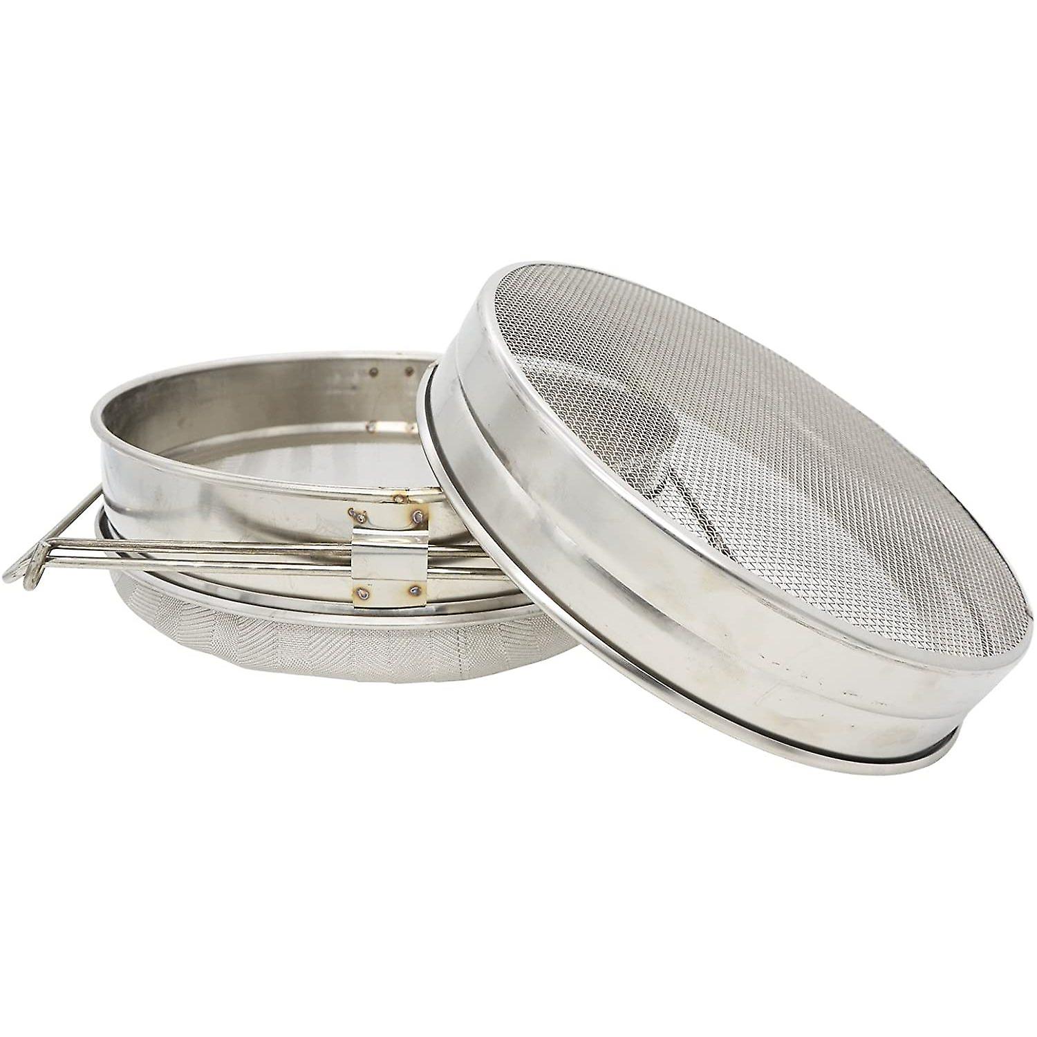 Stainless Steel Honey Strainer Double Strainer For Honey Processing, Beekeeping Equipment Filter