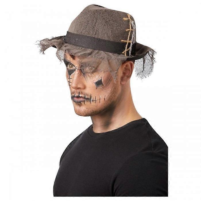 Smiffys Gothic Distressed Linen Trilby