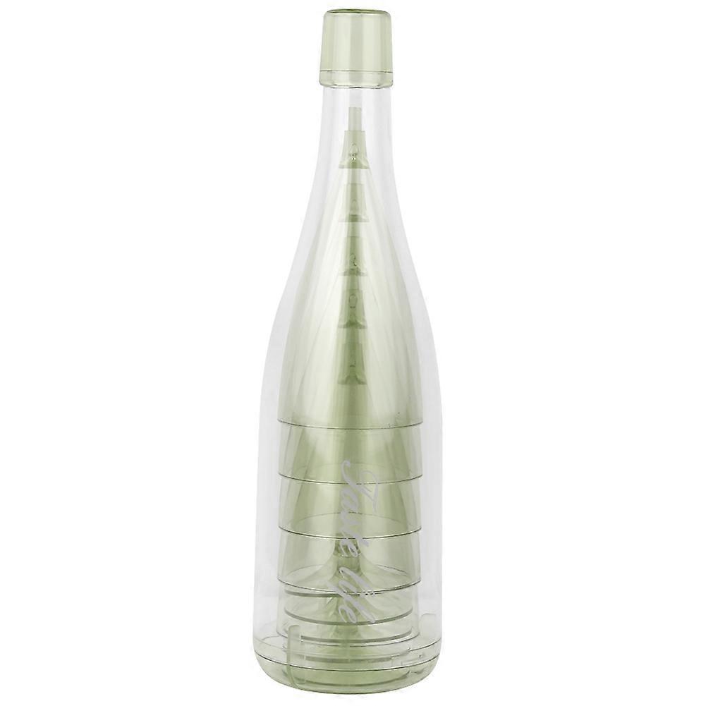 Personalized Wine Goblet Kit Toasting Champagne Bevarage Cup Set(Green)