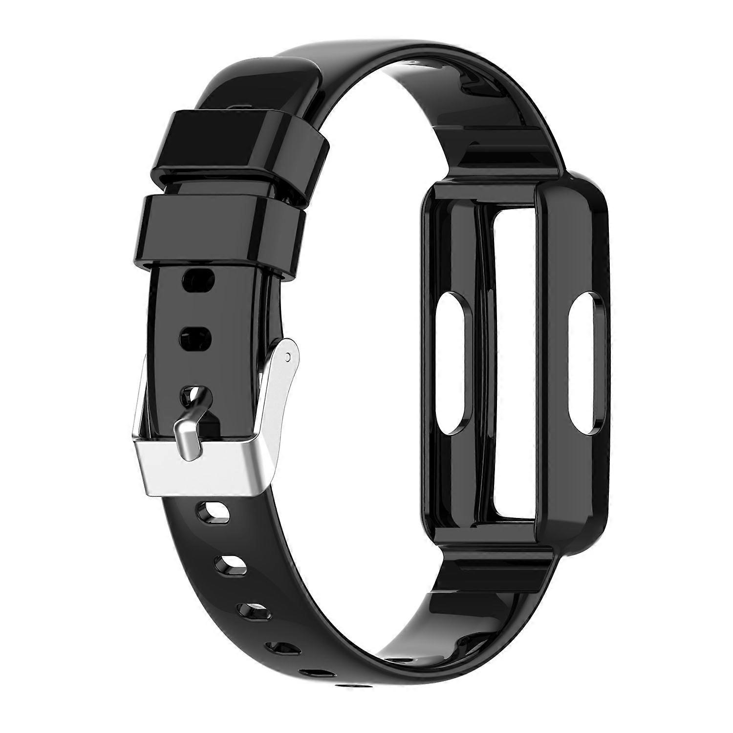 For Fitbit Ace 3 Transparent Silicone Integrated Watch Band