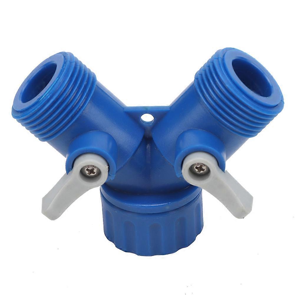 ABSガーデンウォーターホース2ウェイY字型ディストリビューターコネクタ継手G3 / 4 "(1個)