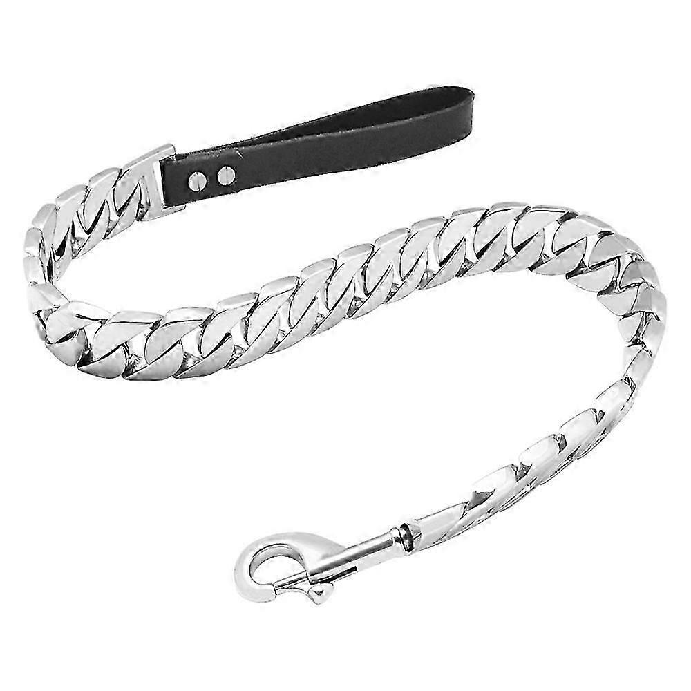 32mm كبير الفولاذ المقاوم للصدأ الأليفة لوازم الجلود مقبض المقود التيتانيوم الصلب مقود