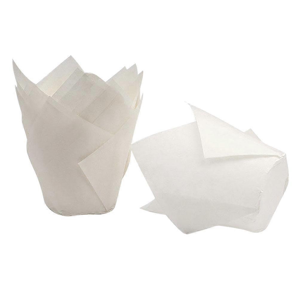 50Pcs/Set Newspaper Style Muffin Cupcake Liner Paper Cups Caissettes Tulip Baking Cup Cake Wrapper Wedding Birthday Party Decor