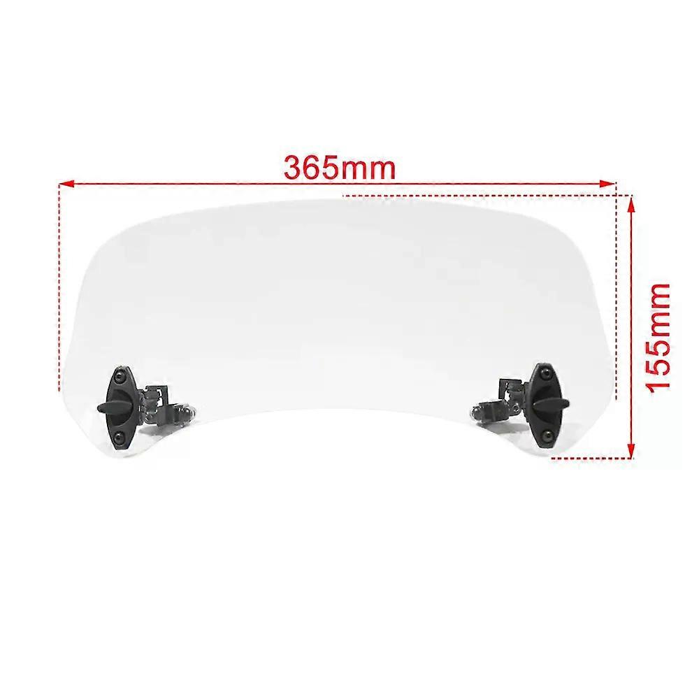 Universal Motorcycle Windshield Extension Adjustable Spoiler Clamp-On Windscreen Deflector compatible for    SUZUKI MAXP