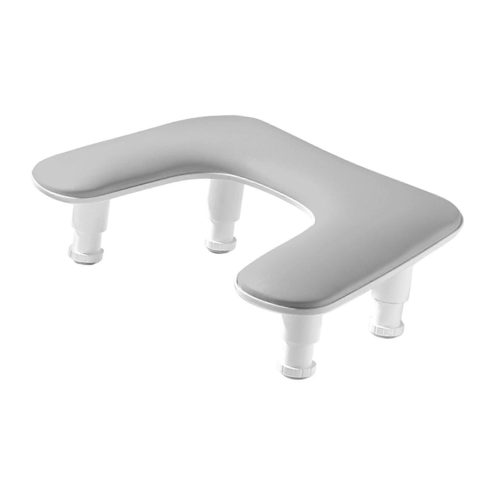 U字型ネイルアームレストネイルアームサポートホームネイルテックアクリルネイルグレー