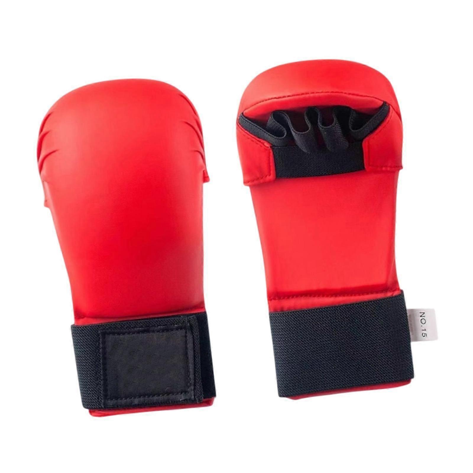 Boxing Gloves Practice Training Gloves for Exercise Karate Fighting Home Gym Red M