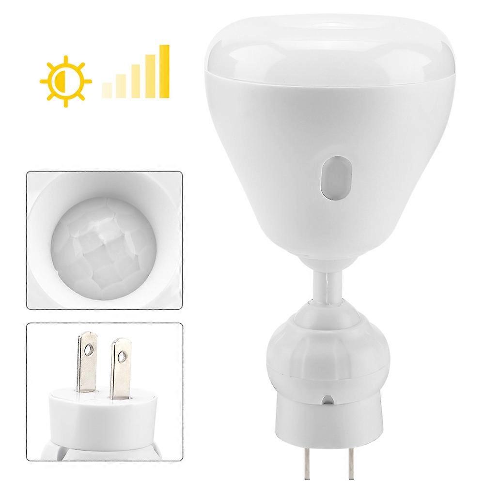 Infrared Human Body Induction LED Lamp 5W 85-265V AC US Plug PIR Motion Sensor