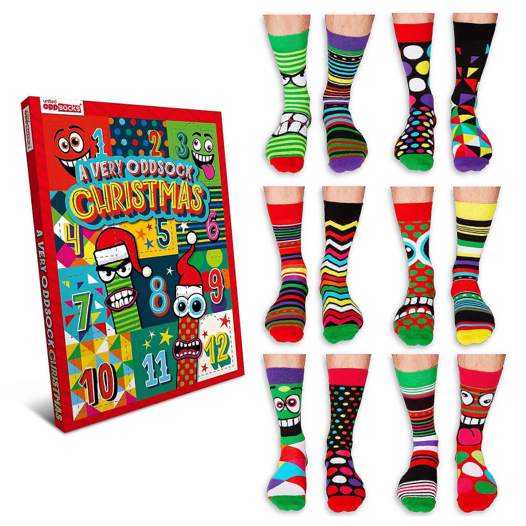 United Oddsocks Menn Sokk Jule Advent Kalender