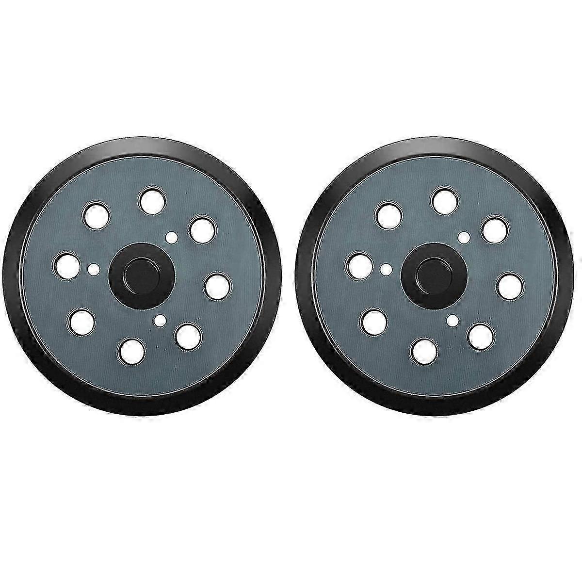 2pcs Replacement Sander Base Pads Round Hook And Loop Backing Pad Orbital Sander Replacement Pad 125mm 8 Hole