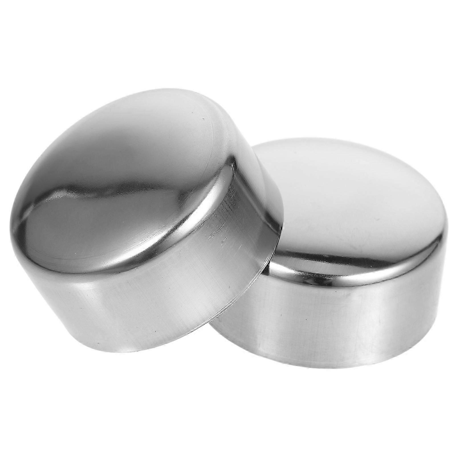 2 stks Trap Eindkappen Leuning Trap Post Einddoppen Trap Leuning Metalen Afdichtingsdoppen