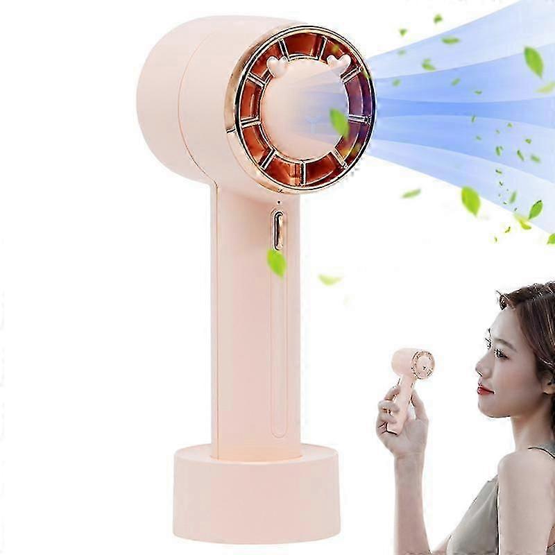 Portable USB Rechargeable Handheld Fan with Cooling Function for Indoor Outdoor Use