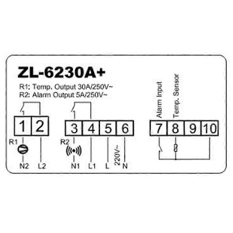 LILYTECH ZL-6230A+, 30A Output, Digital Temperature Controller