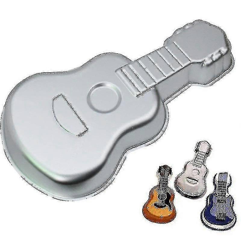 Gitarrenbackform - 3D Aluminium Kuchenform zum Geburtstag