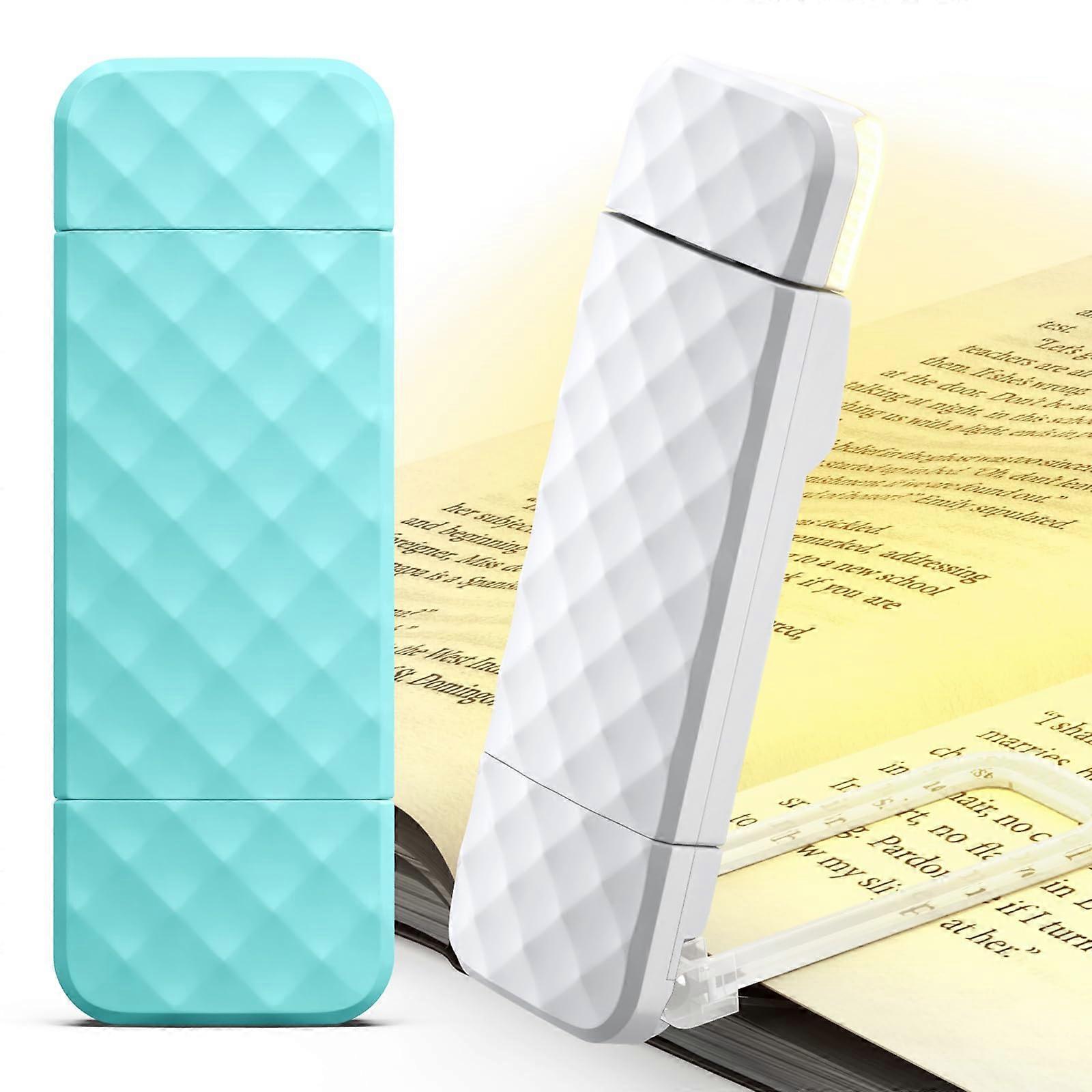 2 Pack USB Rechargeable Clip-on Reading Light for Bookmark