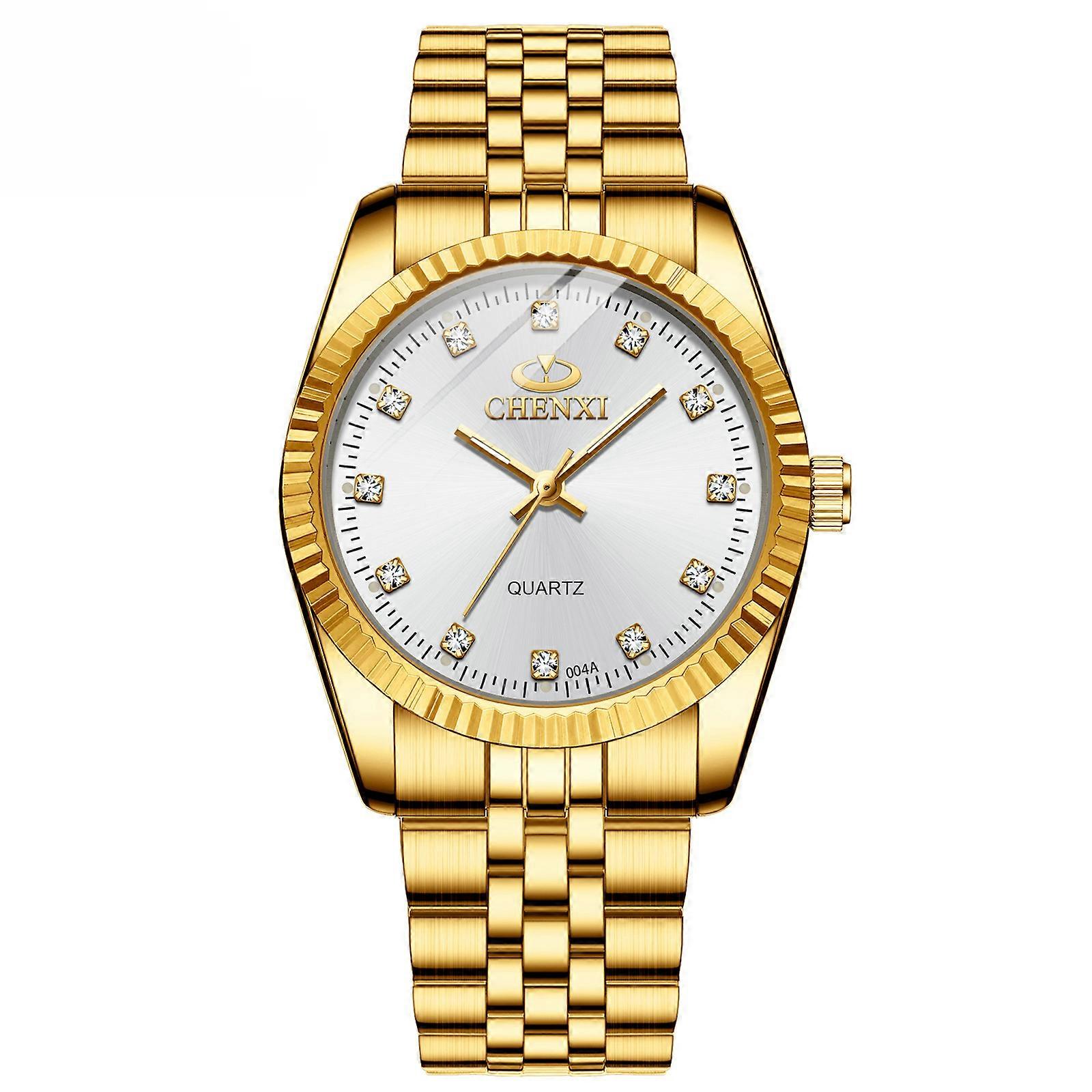 Luxury Style Women Watch Stainless Steel Quartz Watches Waterproof Diamond Man Wristwatch Fashion Clock