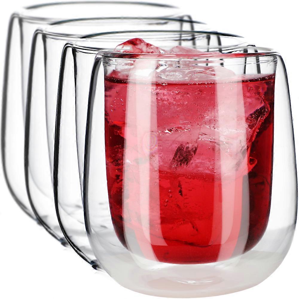KADAX Dubbelväggiga termoglas 250 ml, 4 st