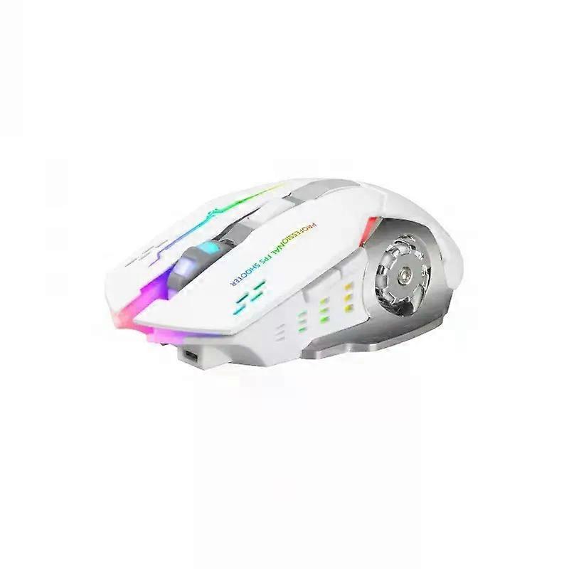 T2 Bluetooh Wireless Gaming Mouse 2400 DPI Rechargeable Adjustable 7 Color Backlight Breathing Gamer Game Mice for PC Laptop