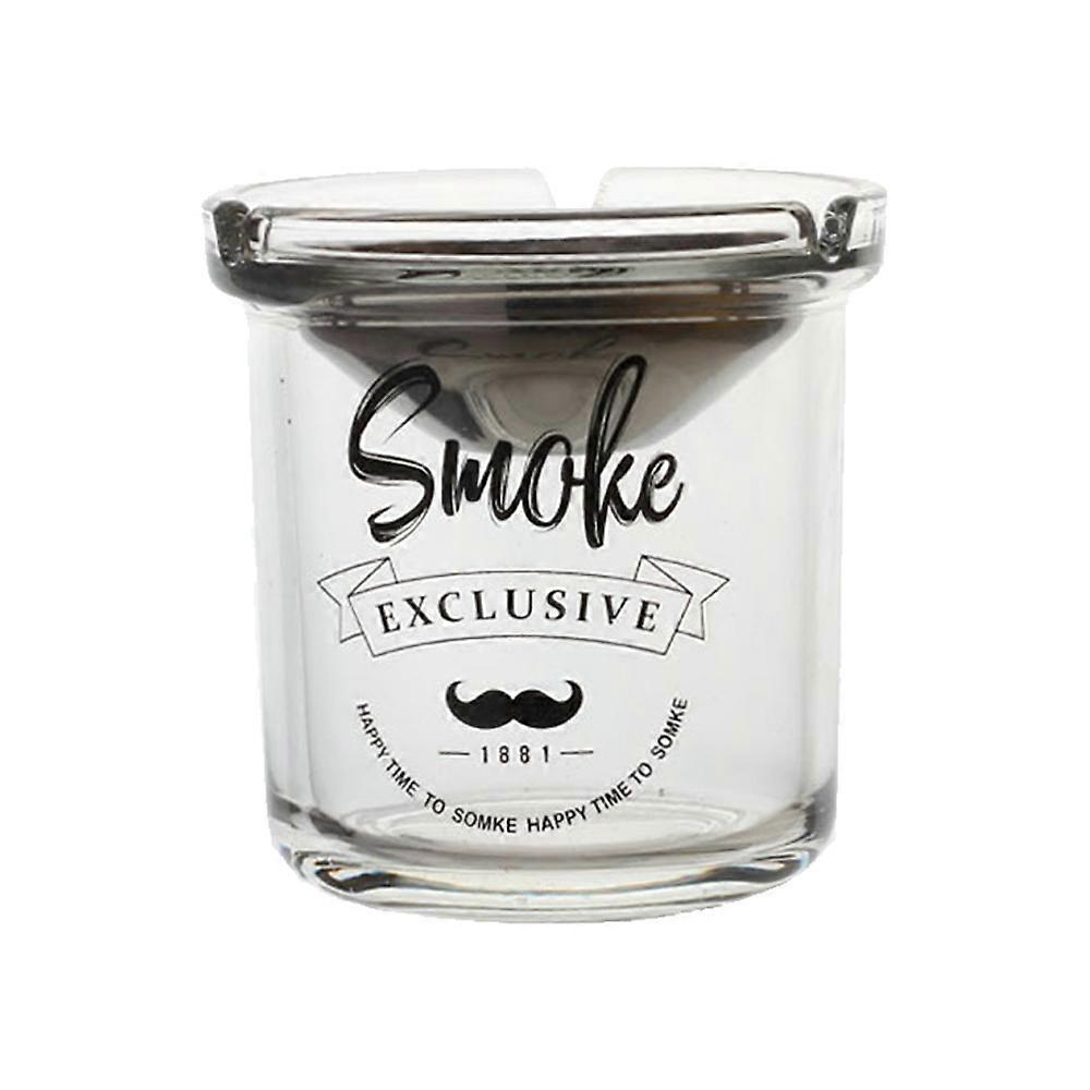 Glass Ashtray, Stylish Design, Windproof, Anti-ash Flying