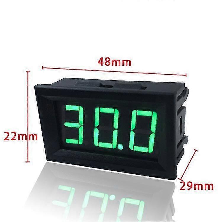 Digital Voltmeter 0.56in 3 Wire Voltage Meter Tester LED Display 0?100V Accessory Green