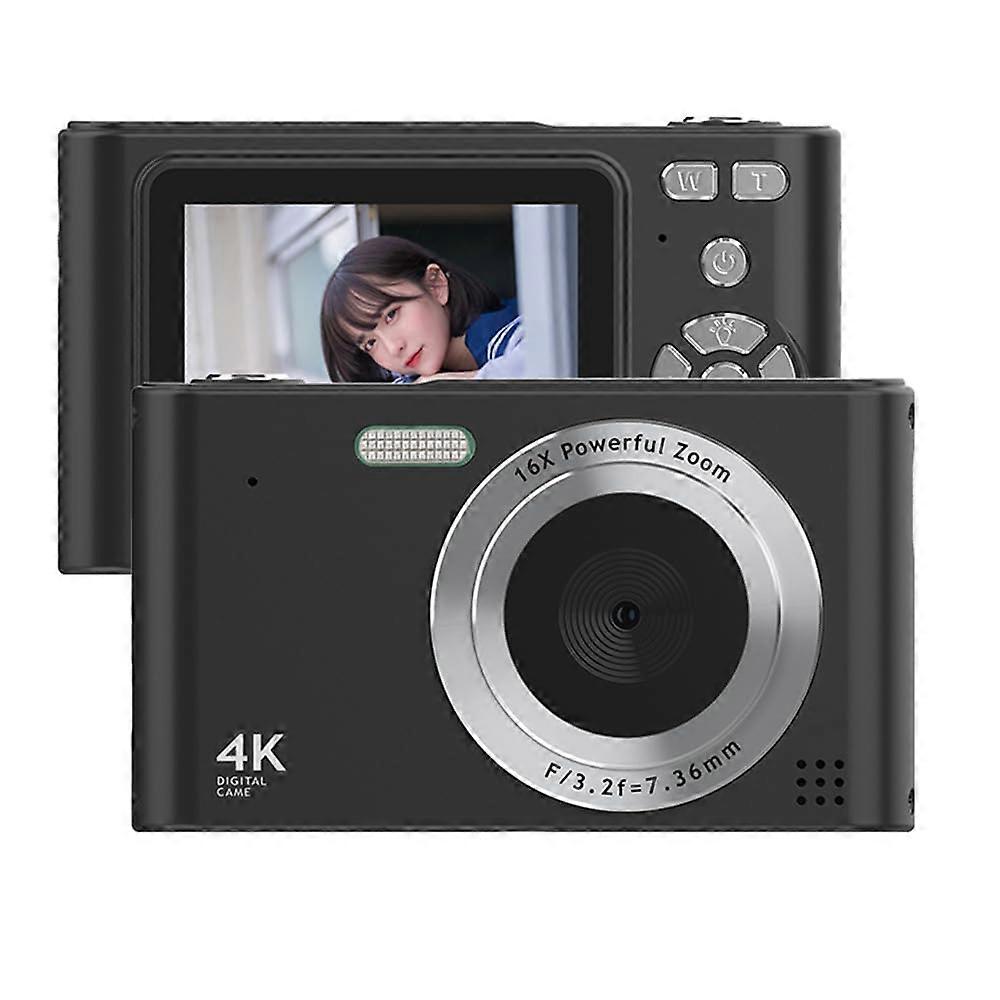 Digital Video Camera 4K Camcorder 48MP 2.4-Inch Screen 16x Digital Zoom
