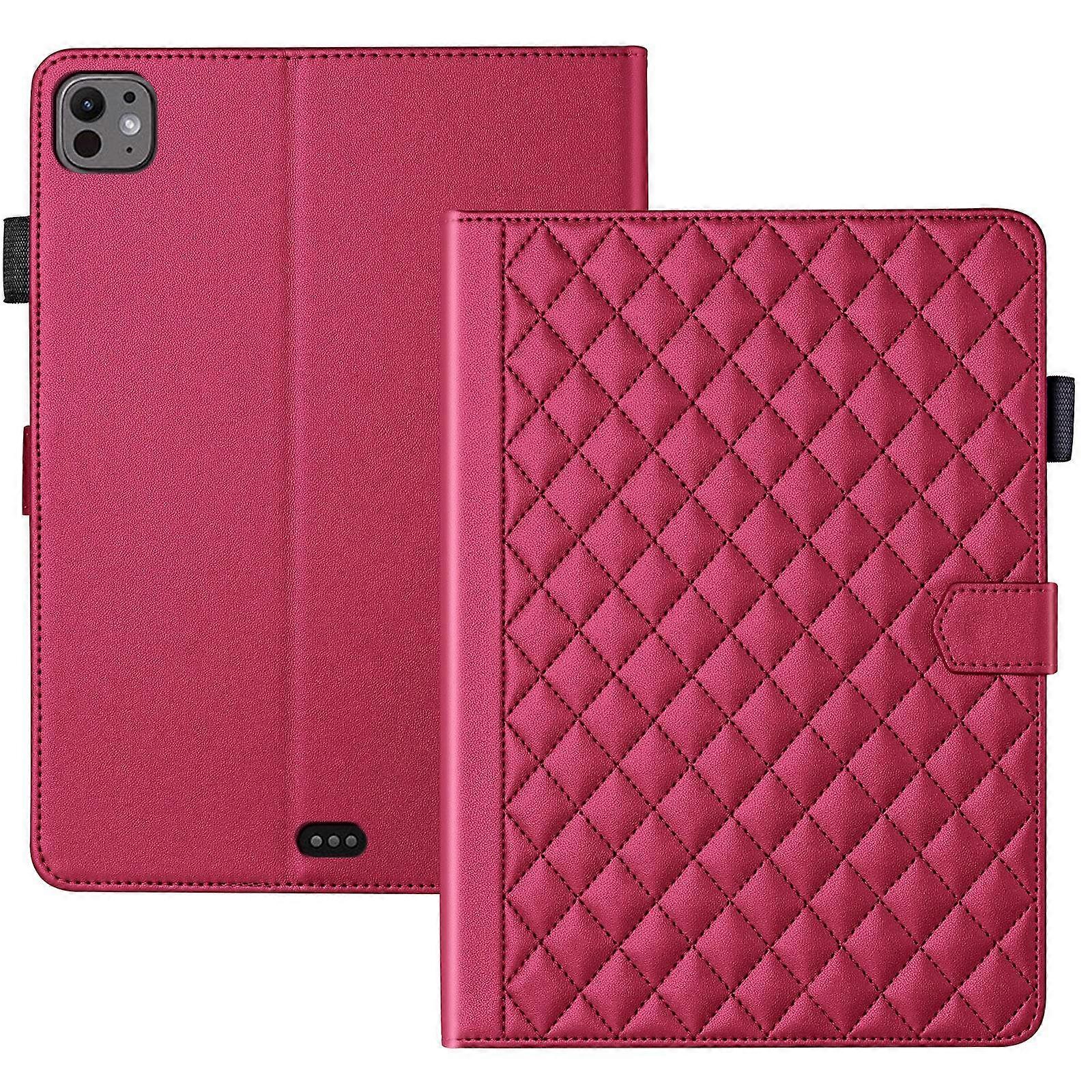 Rhombus Lattice Leather Smart Tablet Case