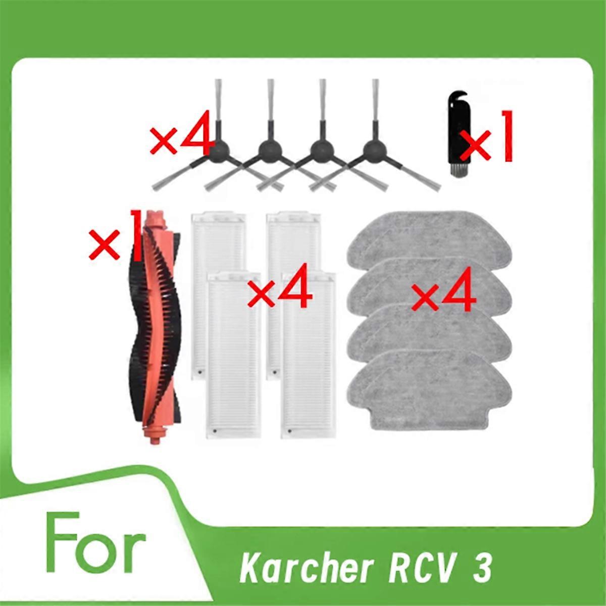 14 Pcs for Karcher RCV 3 Vacuum Cleaner Accessories Main Side Brush