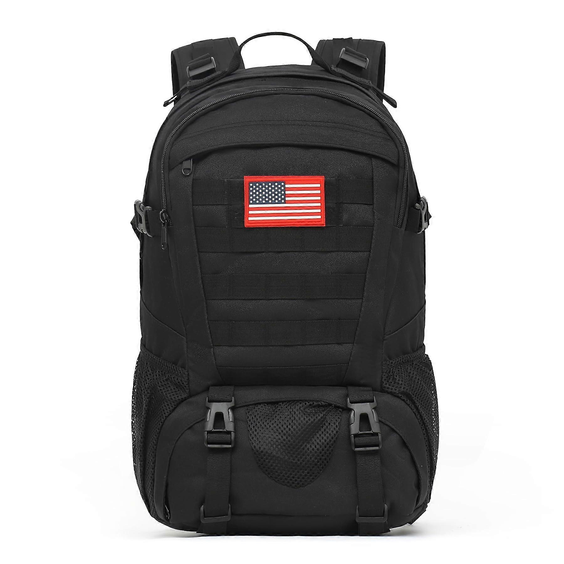 Camo Backpack Military Tactical Backpack 30L For Men Flag Patch Outdoor School Bag