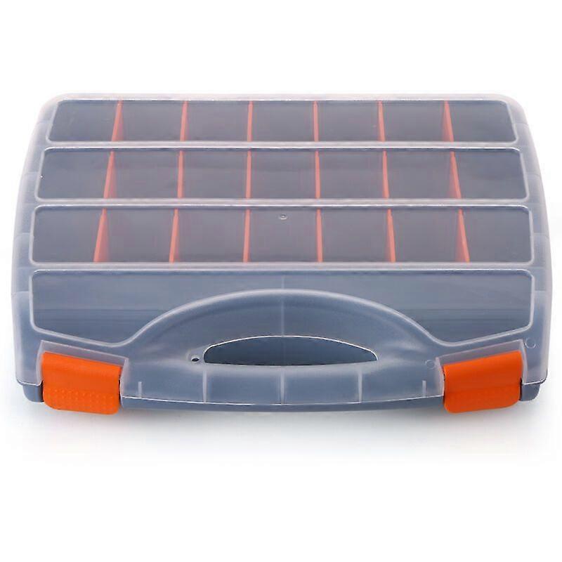 Portable Plastic Tool Box Tool Box Parts Box Screw Storage Box Electronic Component Box Grid Box