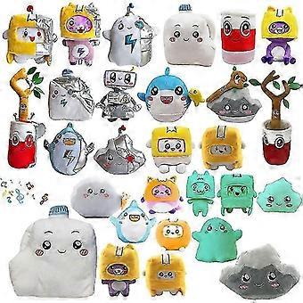 Lankybox Musical Milk Doll Shark Tree Bucket No Music Toys Glow In The Dark Ghosty Plushie Baby Boxy/foxy Robot Plushie Dolls