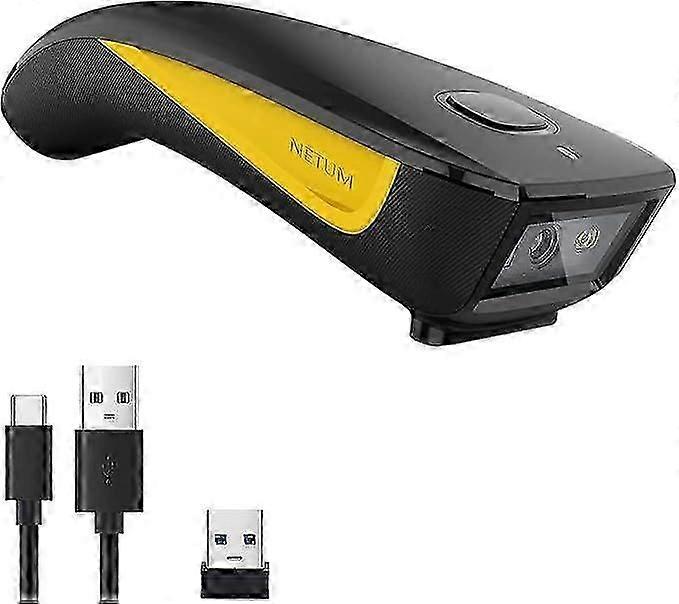 C750 Bluetooth 2d Barcode Scanner, Handdouche Qr Draadloze Barcode Reader Voor Tablet Iphone Ipad Android Ios Pc Pos