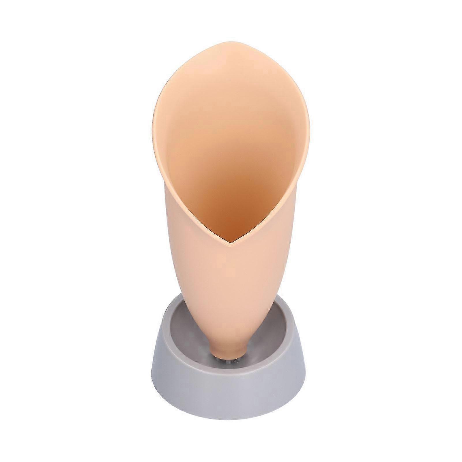 Chopstick Holder Small Fruit Plate Fork Kitchen Tableware Storage Drain Rack for Home KitchenPink