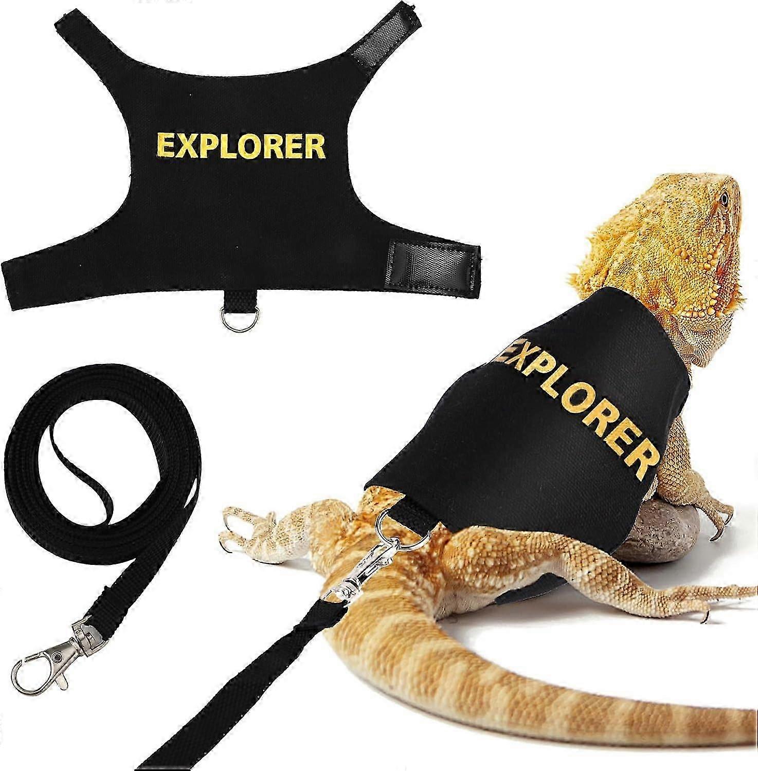 Bartagame Leine und Geschirr Set, Escape Prevention Bartagame