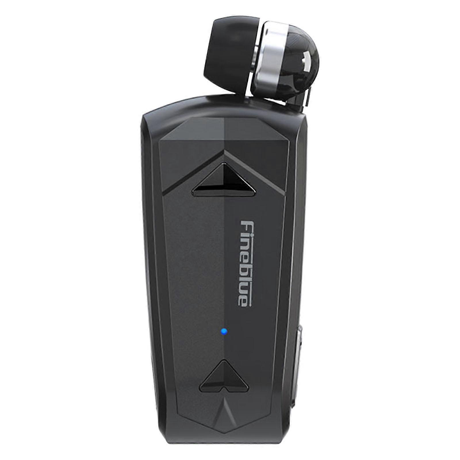 F520 Mini Wireless Earphone Headset Retractable Headphone Black