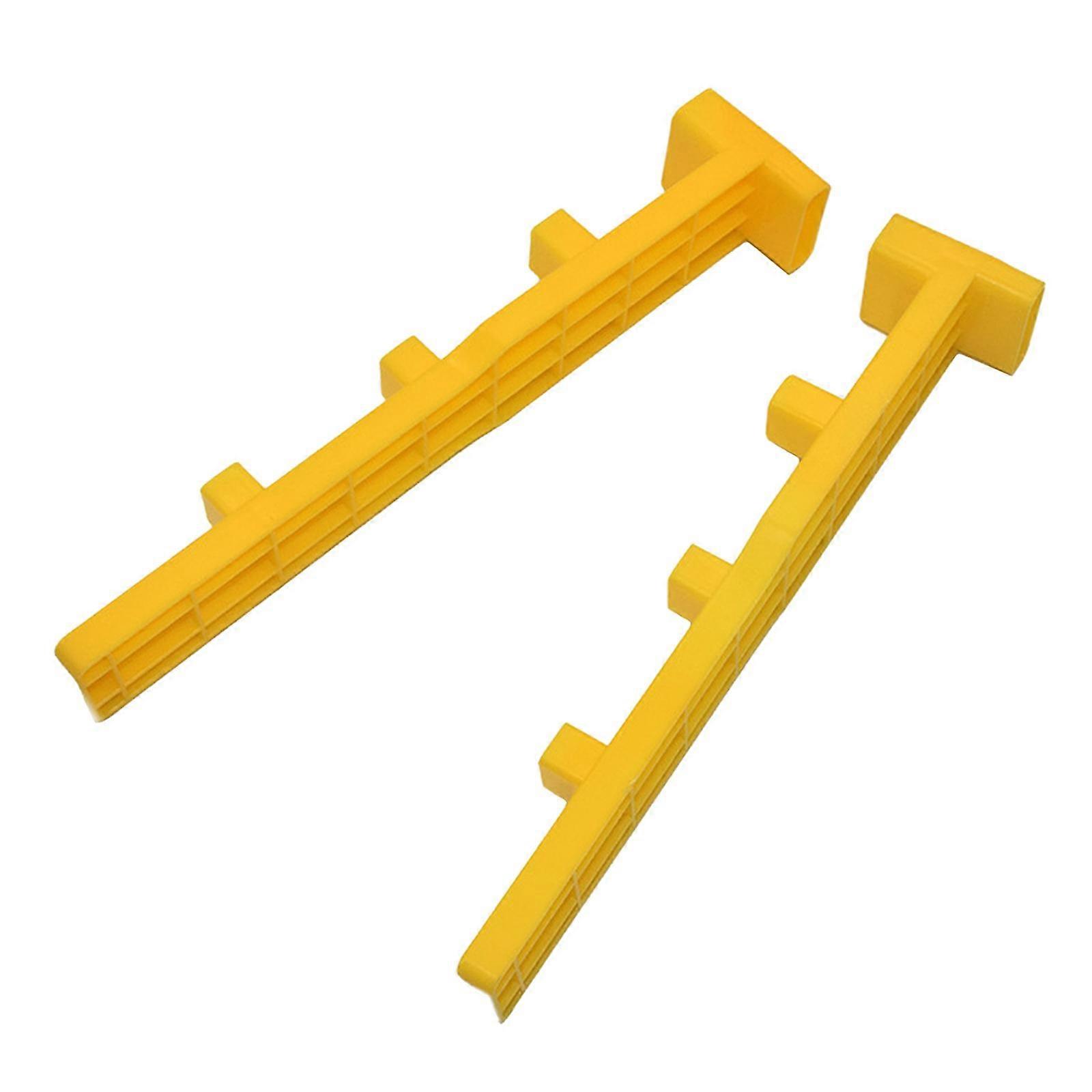 2Pcs Plastic Beehive Frame Rack Support Spacer Stand Holder Beekeeper Tools