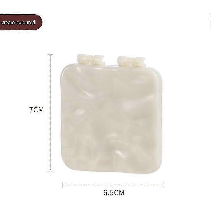 Hand-fold Portable Pocket Mirror Can Stand Mini Colored Desktop Decorative Mirror