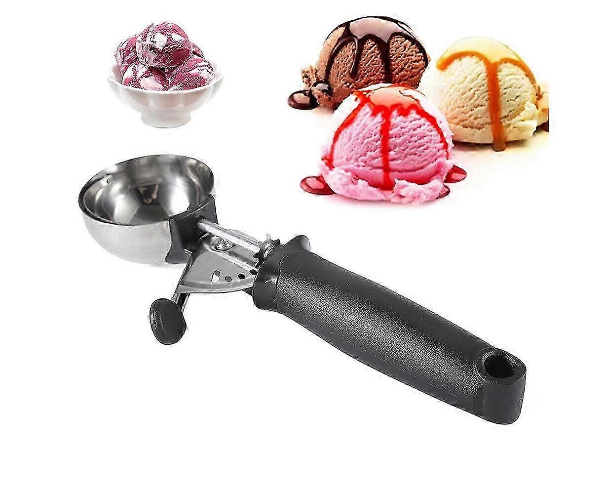 Edelstahl Mash Spoon Trigger Stahl Eiscreme Eiskugel Cookie Dough