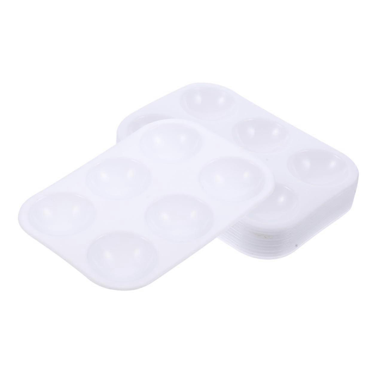 Watercolor Palette Set 30pcs Acrylic Painting Tray Plastic Paint Mixing Tray for Artists and DIY Projects