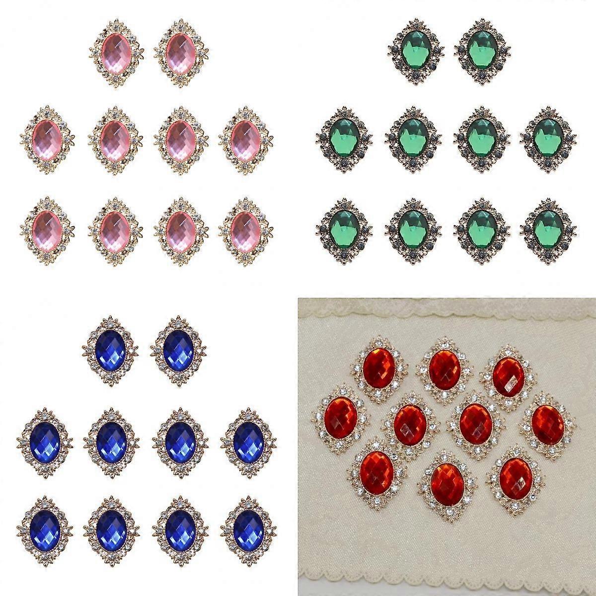 40 Pieces Flatback Flatback Cabochons for Craft Jewelry Making