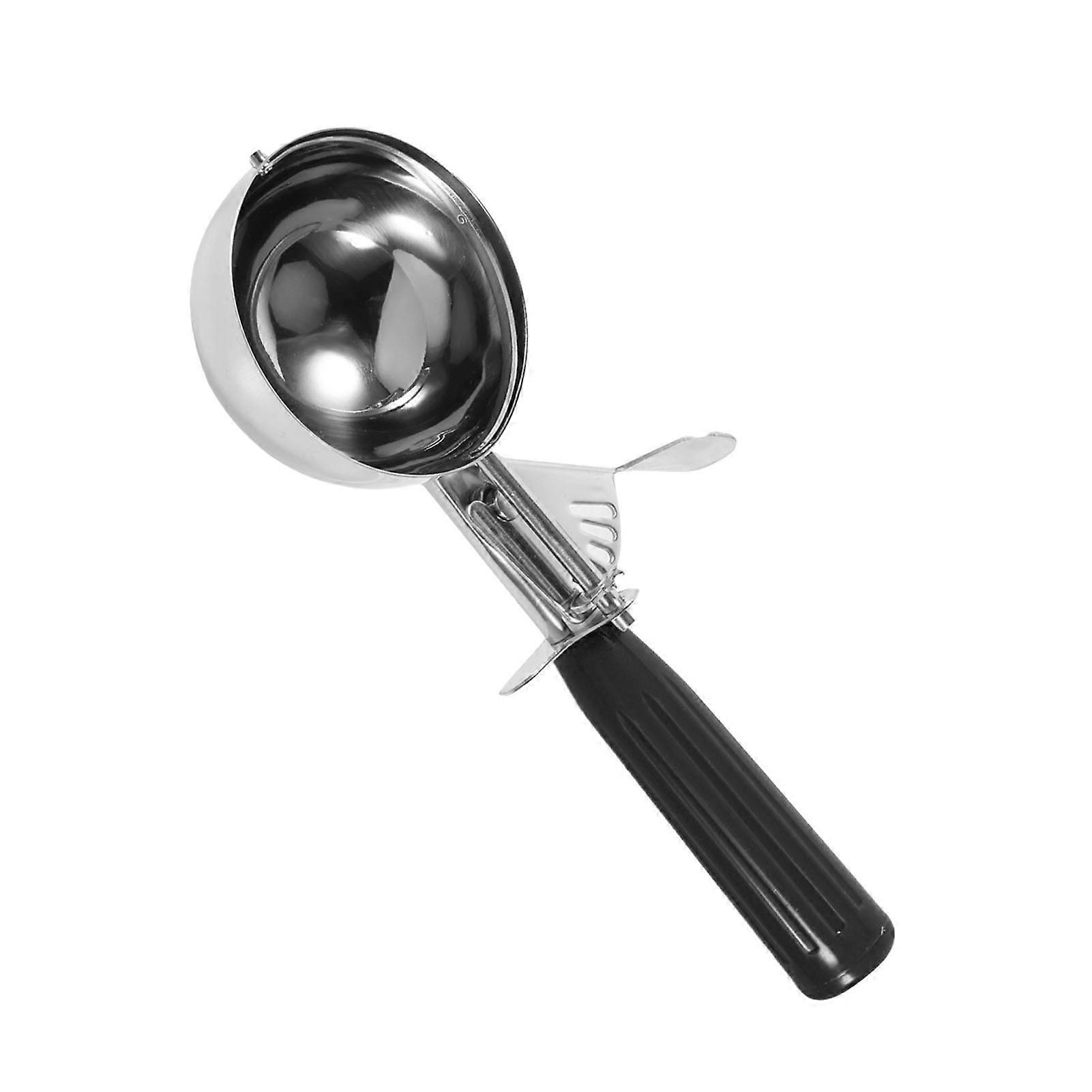 Ice Cream Scoop Stainless Steel Cookie Scoops with Trigger Release Fruit Ice Cream Mashed Potato Scoop Practical Kitchen Food Scoop Cookie Dough Metal