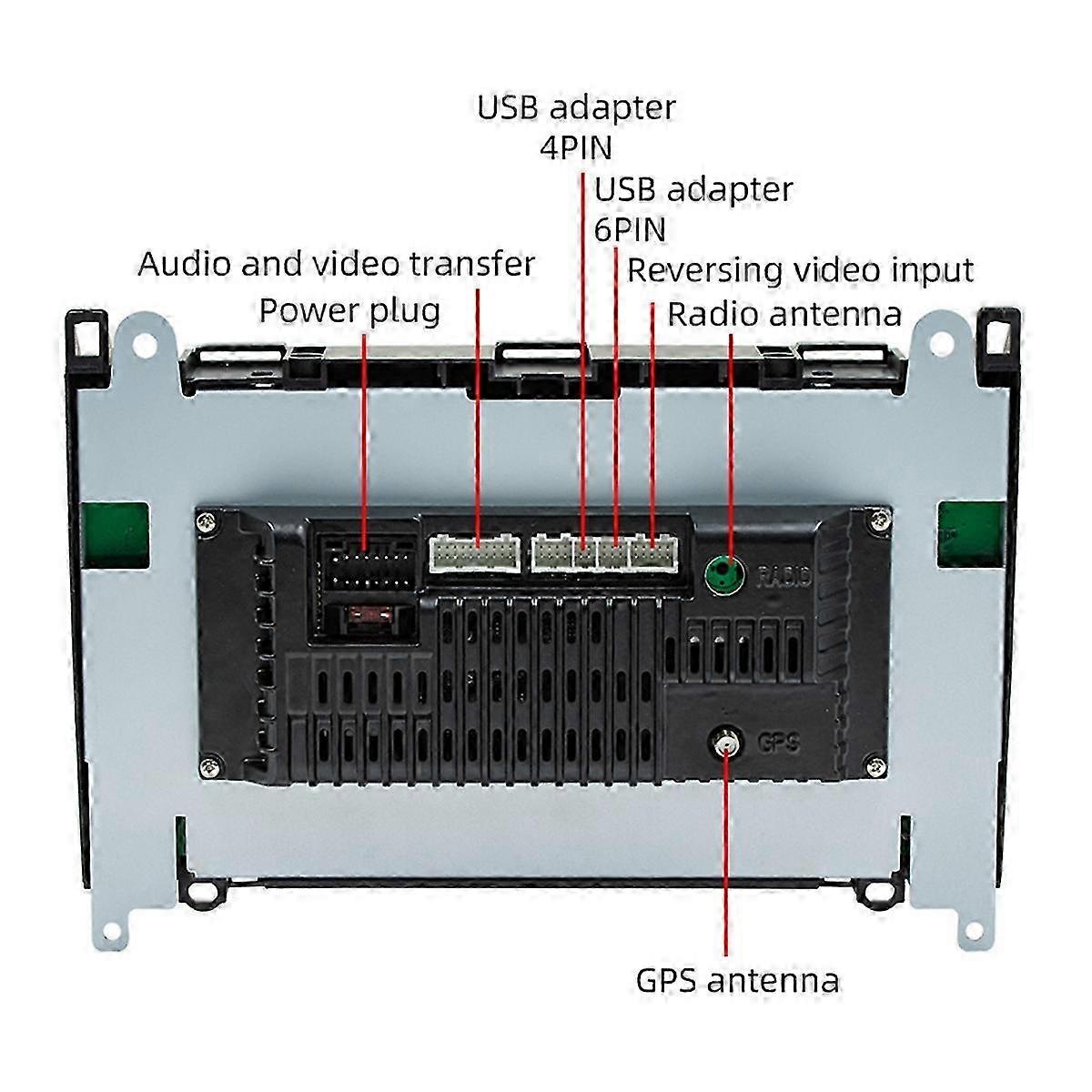 7Inch 2 Din Android Car Radio Stereo Player For B200 2008-2017 Carplay Android Auto Gps Navigation