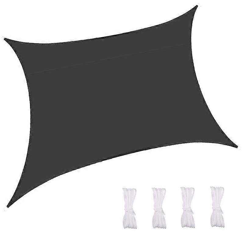 Sun protection sail rectangle 6m x8m waterproof, 98% UV block awnings