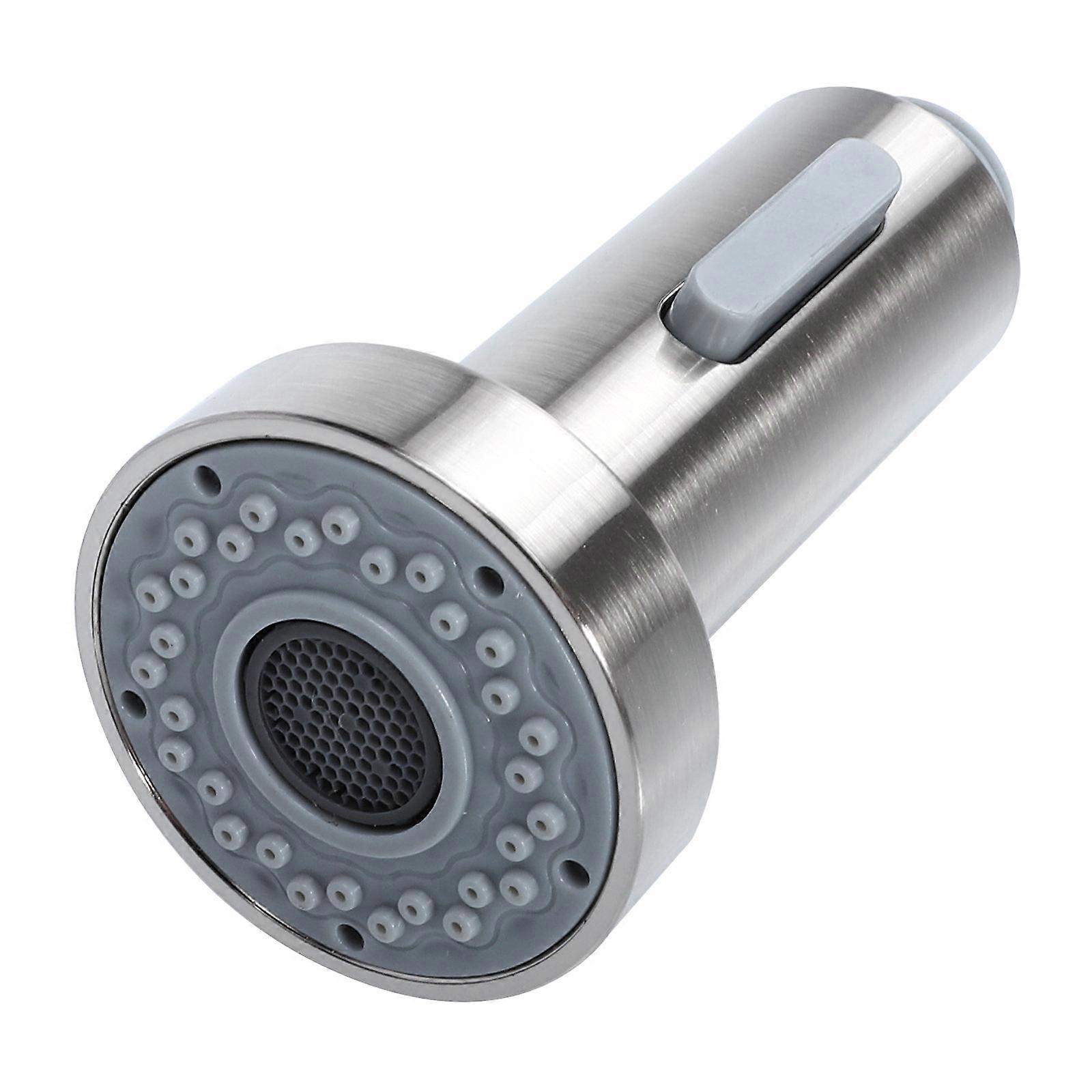 Silver Faucet Shower Head ABS Water Tap Sprayer for Kitchen Easy Install Lightweight 1pc