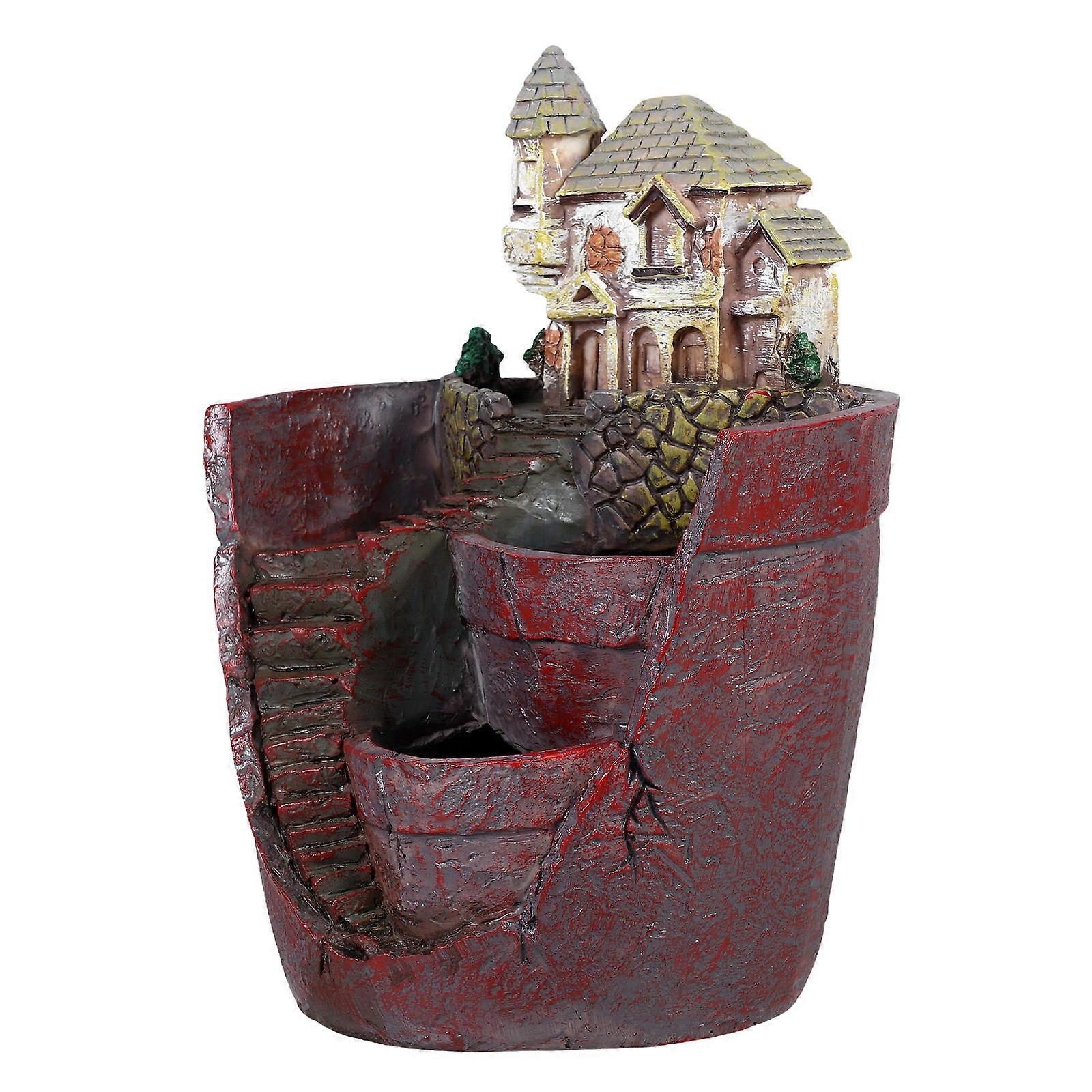 Succulent container with unique design, crafted from resin material