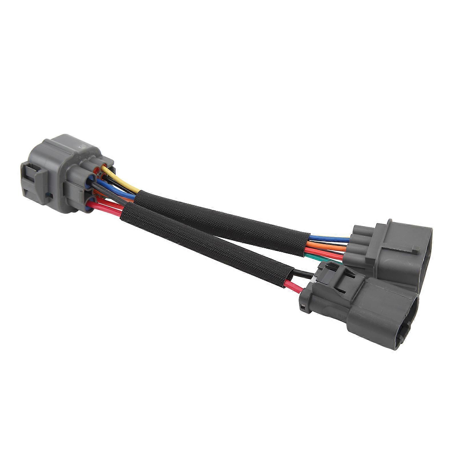 Obd1 ל Obd2 10 מפיץ פינים מתאם מתאם מגשר רתמה תקע עבור סיוויק 1996 עד 1998