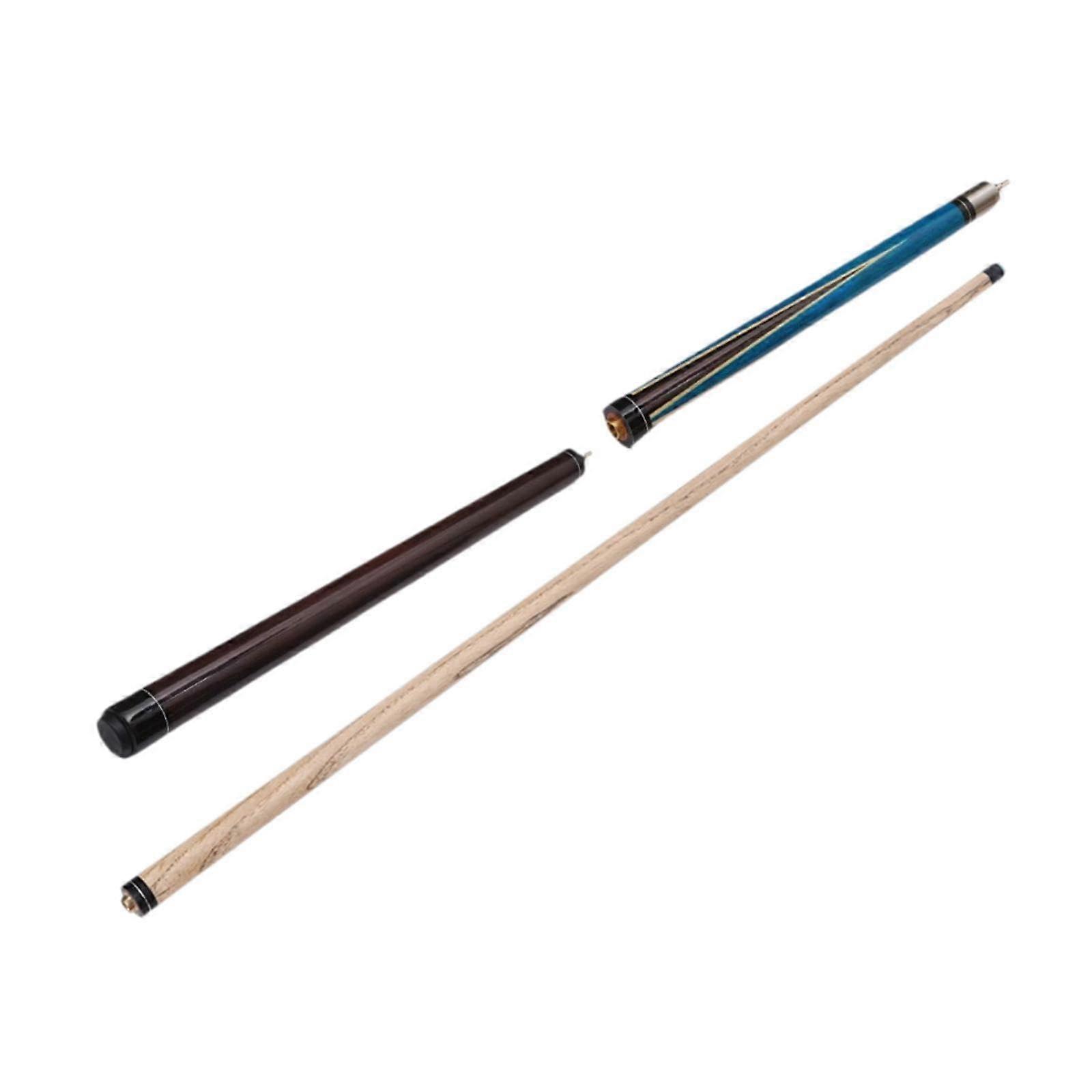 Wooden Billiard Cue Three Section Segmented 56 Inch Pool Stick BreakJump Cue for Home Pool Game Bar Adults